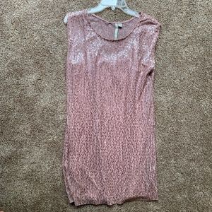 Sequin Shift Dress